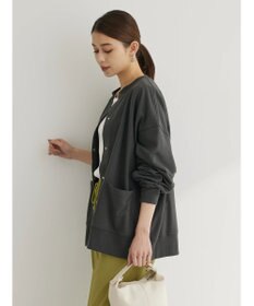 Green Parks ミニ裏毛オーバーサイズカーディガン