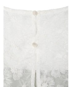 earth music&ecology ＳＥＴ２点　オーガンジー刺繍＋プリーツワンピース