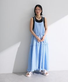 Green Parks ・Petit Fleur フリルティアードキャミワンピ