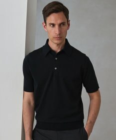 GOTAIRIKU 毎日の仕事着に【洗濯機可】テーラード DRESS BIZ ニットポロ