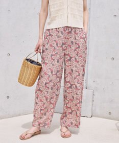 AMERICAN HOLIC ボーホー柄プリントワイドパンツ