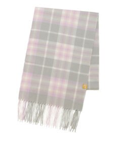 MOONBAT WEB限定【洗える】ミエル (miel) カシミヤ100％ チェックマフラー