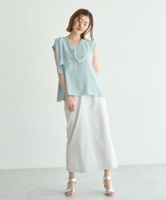 YECCA VECCA ドレープブラウス