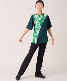 Chacott マイクロリブブーツカットパンツ