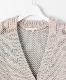 自由区 【Sサイズ有】ボタニカルダイ Vネックカーディガン