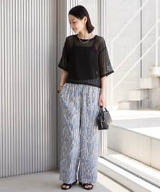 AMERICAN HOLIC ボーホー柄プリントワイドパンツ