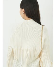 earth music&ecology プリーツフレアニットチュニック