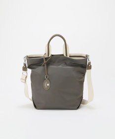 TOPKAPI 【TREASURE TOPKAPI】ストライプハンドル ナイロン 縦型 2way トートバッグ A4対応