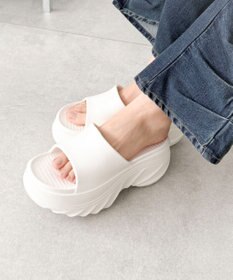 WEGO 厚底デザインラバーサンダル