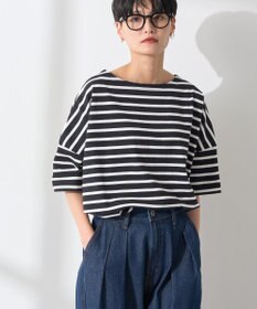 AMERICAN HOLIC バスクボーダー半袖プルオーバー