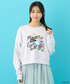 earth music&ecology ふしぎの国のアリス／ショート丈スウェット