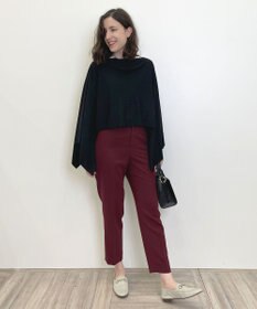 自由区 【洗える】2WAYツイル テーパードパンツ