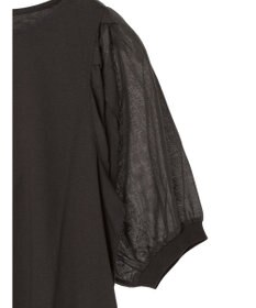 Green Parks 袖シアードッキング５分袖カットプルオーバー