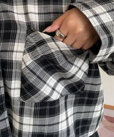 WEGO チェックショートシャツ