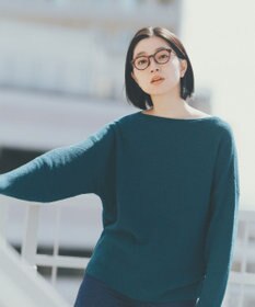 TOQUE 〈大草直子さんアドバイザー〉ベビーアルパカ ミドルゲージ モックネックニット