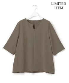 23区 L 【Lサイズ限定】ハイストレッチツイル ブラウス