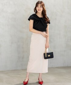 ANY SIS 【洗える】ツイストフロント ブラウス