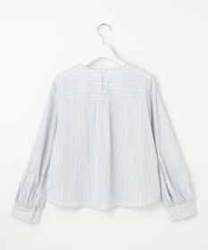 自由区 【洗える】SOMELOSクロップド丈 ブラウス