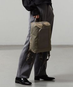 Y'SACCS ナイロン×リサイクルレザー　コンビマルチリュック