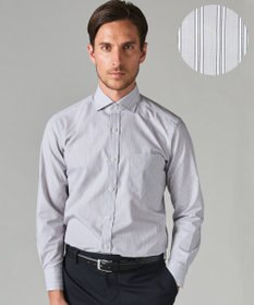GOTAIRIKU 【形態安定】PREMIUMPLEATS_スモールワイドカラー 通年ドレスシャツ