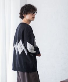 WEGO ルーズフィット総柄プルオーバー