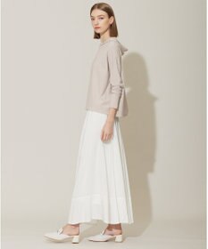 ICB L 【洗える】 ヴィスコースワイド デザインニットプルオーバー