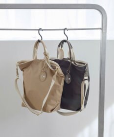 TOPKAPI 【TREASURE TOPKAPI】ストライプハンドル ナイロン 縦型 2way トートバッグ A4対応