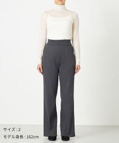 NAVE 【ReNAVE・手洗い可】スポンディッシュニットワイドリブパンツ