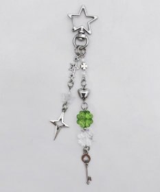 WEGO スタークローバービーズキーホルダー