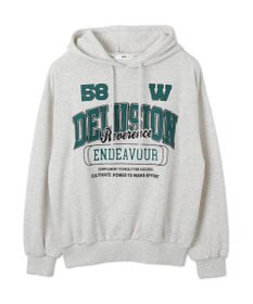 WEGO ロゴビッグプルパーカー