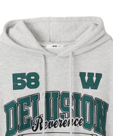 WEGO ロゴビッグプルパーカー