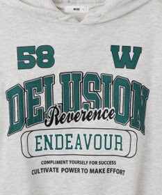 WEGO ロゴビッグプルパーカー