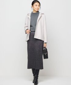 組曲 L 【2WAY】ウールモッサ ショートコート