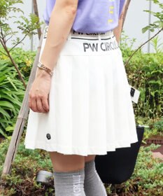 PW CIRCULUS 【WOMEN】【洗える/撥水/ストレッチ】プリーツ スカート ゴルフウェア レディース