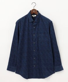 JOSEPH ABBOUD 【キングサイズ・ソフトな着心地】ペイズリー柄 コーデュロイシャツ