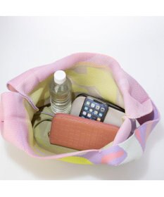 UNBILLION カシュカシュ cachecache / naabコラボインターシャニットショッパーバッグ