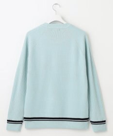 23区GOLF 裏地付きニットで温か【MEN】【蓄熱】ウールブレンド裏付 ニット