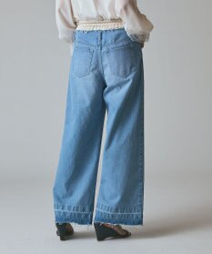 GRACE CONTINENTAL コンビデニムイージーパンツ