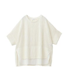 Green Parks カットジャガード裾ドッキングプルオーバー