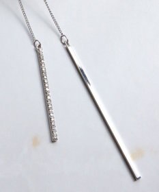 Tiaclasse 【日本製】ボール＆バー ラリエット ネックレス