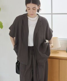 WEGO 【ANGIE VINTAGE】接触冷感半袖ジャケット