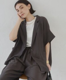 WEGO 【ANGIE VINTAGE】接触冷感半袖ジャケット