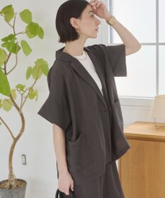 WEGO 【ANGIE VINTAGE】接触冷感半袖ジャケット