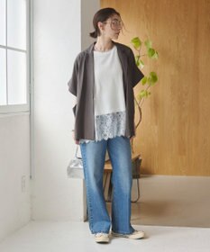 WEGO 【ANGIE VINTAGE】接触冷感半袖ジャケット