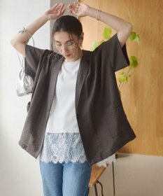 WEGO 【ANGIE VINTAGE】接触冷感半袖ジャケット