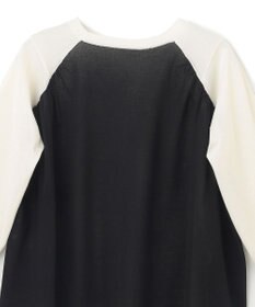 GRACE CONTINENTAL バイカラークルーニットトップ