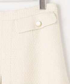 Feroux 【洗える】BOXタックミドル丈 スカート