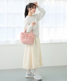 ROOTOTE 3637【ふわふわ】SC.スクエア.ファー.ロゴ-A