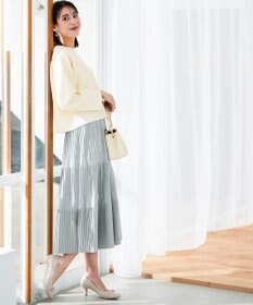 ANY SIS プリーツ切替 スカート