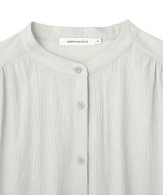 AMERICAN HOLIC 楊柳バンドカラーシャツ